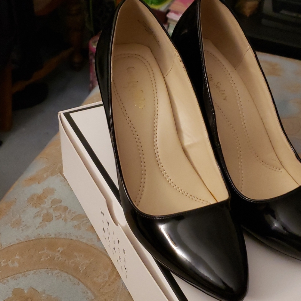 Ladies Patent Leather Size 9 Shoe
